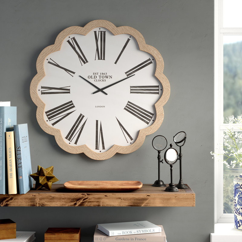 Laurel Foundry Modern Farmhouse Albus Wall Clock & Reviews Wayfair